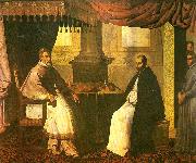 Francisco de Zurbaran st. bruno in conversation with pope urban china oil painting artist